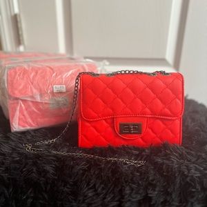 Red Chained Purse